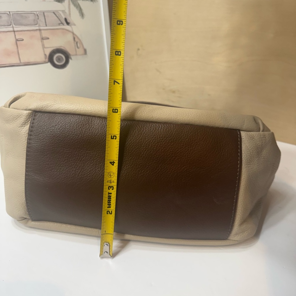 Emma Fox Tan and Brown Shoulder Bag leather - Picture 12 of 13